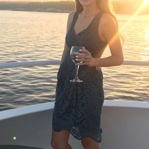 Francesca’s  Women’s Lace Sweetheart Dress